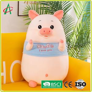 China OEM Washable 20in Cute Pig Plush Toy Pillows For Girls factory