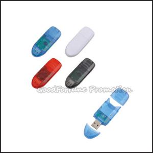 China Hot sale customed printed logo Eco Abs multifunctional card reader business gift factory