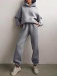 Solid Casual Pullover Elastic Sportswear Tracksuits Long Sleeve Women Hoodies