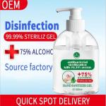 100ML 75% Alcohol Anti Bacterial Hand Sanitiser Gel CE FDA For Adults / Children