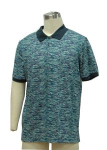 China Fitted Mens Patterned Polo Shirts , Classic Polo Solid Color T Shirts 100% Cotton Slub Yarn factory