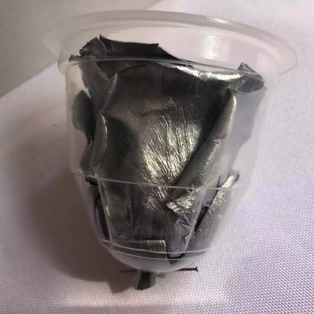 Wholesale Soft Touch Preserved Rose 5-6 cm Silver Color Eternal Rose girlfriend gift