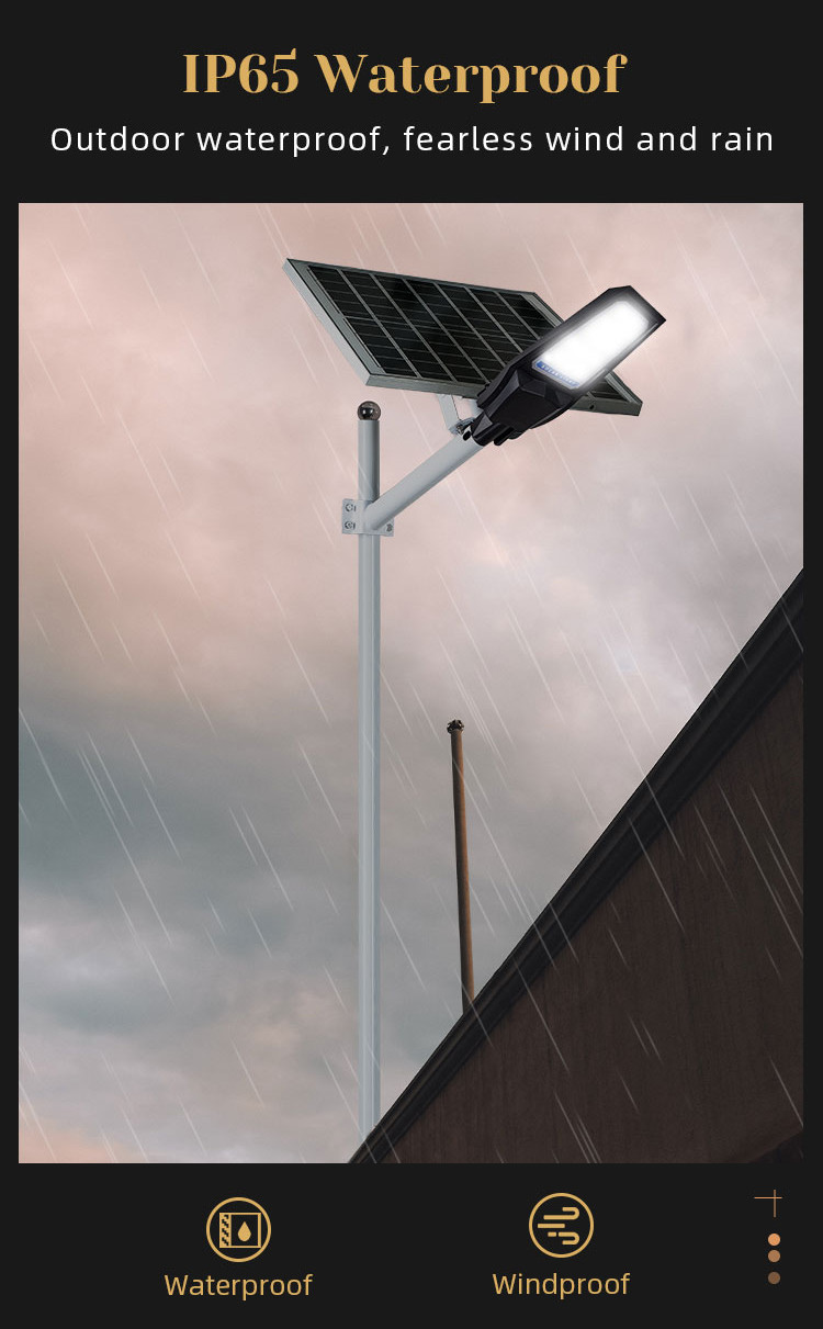 IP65 Waterproof Solar Street Light Integrated All In One Led Road Garden Lithium Battery