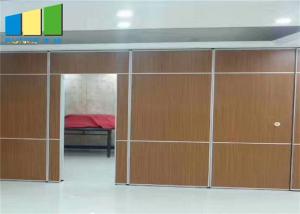China China Manufacturer Acoustic Manual Operable Removable Partition Wall Price For Hotel factory