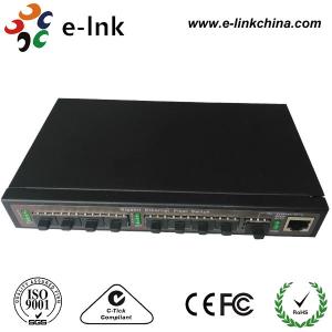 China Unmanaged Gigabit Ethernet Fiber Optic Hub Switch Multimode / Single Mode factory