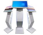 58mm Ticket Printer 21.5" Touch Screen Information Kiosk