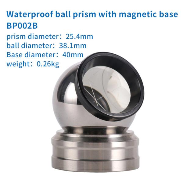 Total Station Spherical Sphere Prism Glass Magnetic Base Total Station Ball Prism Land Surveying Equipment