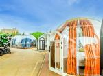 Outdoor Bubble House Polycarbonate Dome House Glamping For Four Season New