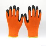 Palm Coated Warm Winter Work Gloves Brushed Acrylic Material Anti Cold
