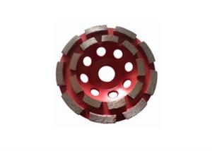 China Red 4 Inch Diamond Cup Wheel Concrete Grinding Wheel For Grinder factory