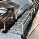 Sturdy Aluminium Stair Balustrade Fireproof Aluminum Stair Rail