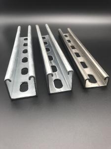 China Manufacturer Stainless Steel 304 316 Unistrut Slotted Channel Rail factory