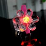 Crystal Flower LED Silicone Bracelet For Concert,Carnivals, Sporting Events,