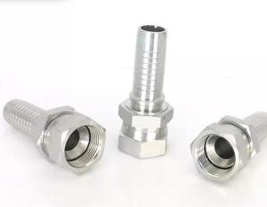 China Stainless Jic Thread Fitting One Piece Crimping for Hydraulic Hose Female Connection factory