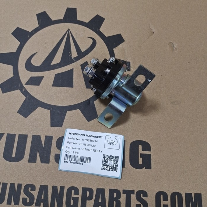 Excavator Electric Parts Starter Relay 21N6-30120 For R210LC-7 R220LC-7 R250LC-9