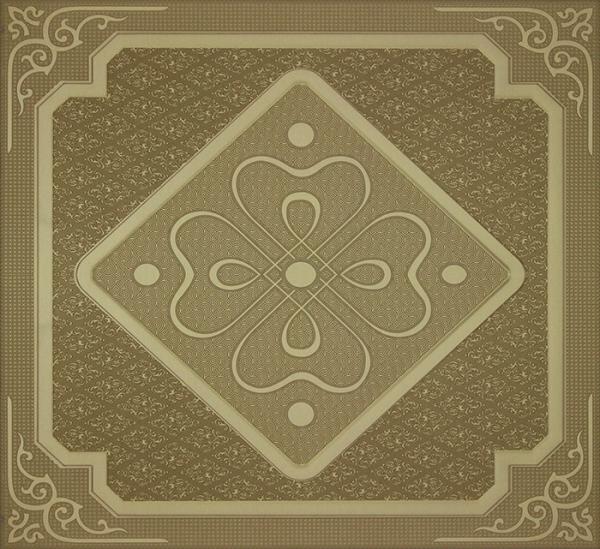 Luxury Interior Artistic Ceiling / Bathroom Suspended Ceiling Tiles 300mm x