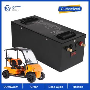 China LiFePO4 Lithium Battery Customized 60V 72V Golf Cart Battery 80AH 160AH 300AH 400AH Rechargeable EV Lithium Ion Battery factory