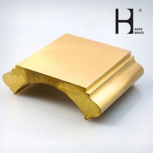 China ODM Chrome Plating Surface C38500 Brass Handrails For Stairs on sale