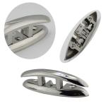 Marine Hardware Fittings 6" Folding Cleat Polished Finish Made of 316 Stainless