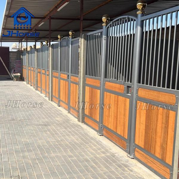 Customized Horse Stable Stall Stable Doors For Horses In Steel And Bamboo Or
