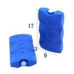 Custom shape 400ml HDPE hard plastic eutectic cold pack cooler freezer ice block
