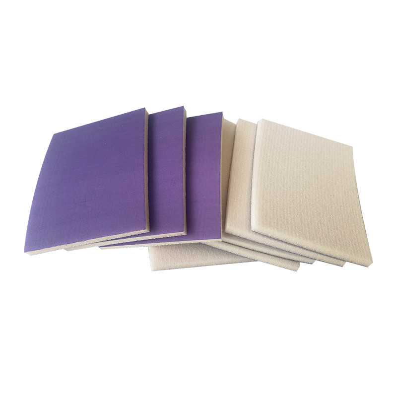 Sanding Sponge Pad Flexible Abrasive Sanding Sponge Orange Purple Brown Pink