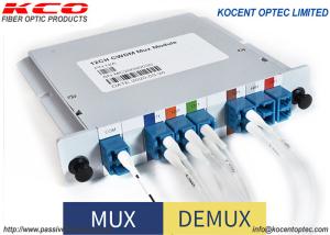 China 6CH CWDM Passive Fiber Optic Multiplexer LC UPC Duplex Adapter factory