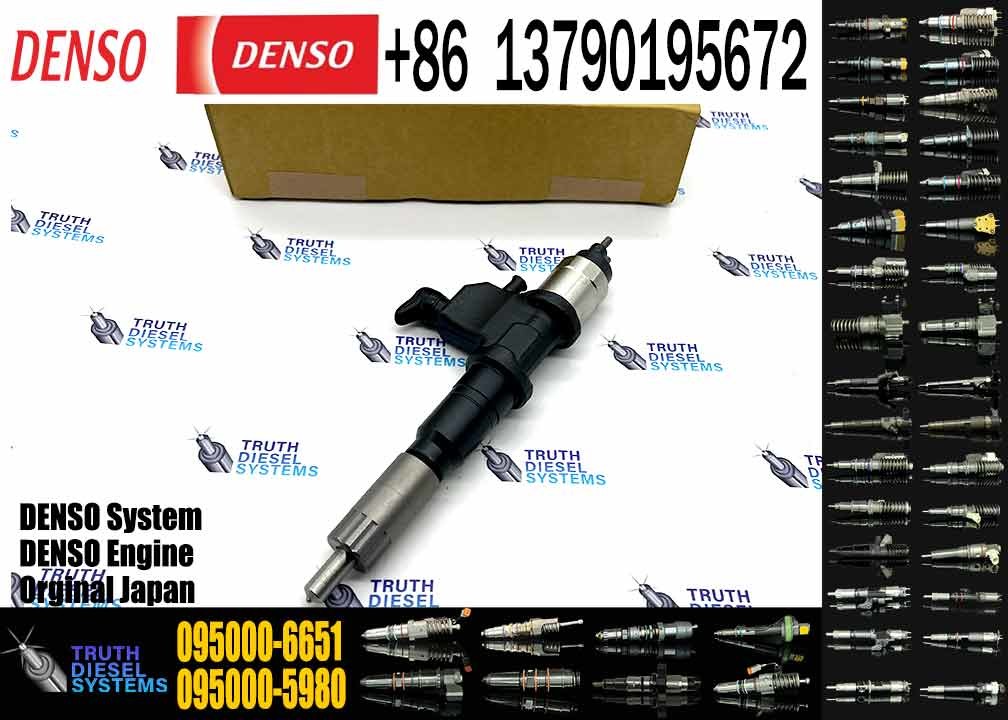 High Quality Common Rail Fuel Injector Assembly 095000-6650 8980305500 8980305504 095000-6651 for 6WF1 For ISUZU
