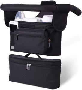 China Double Layers Baby Stroller Organizer Bag 0.6kg factory