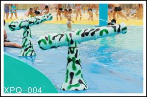 China Fiberglass Aqua Park Entertainment Equipment, Kids / Adults Aqua Fun for Swimming Pool factory