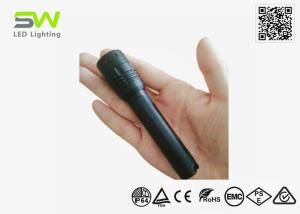 China Aluminum Body 230 Lumens Mini Zoomable Led Flashlight AA Battery Powered factory