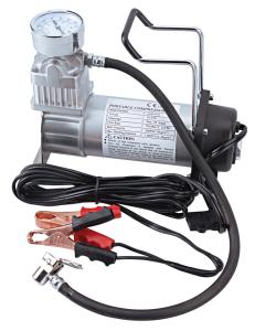 China 12V Single 200 Psi Vehicle Air Compressor Off Switch Chrome , Portable Air Compressor For Car factory