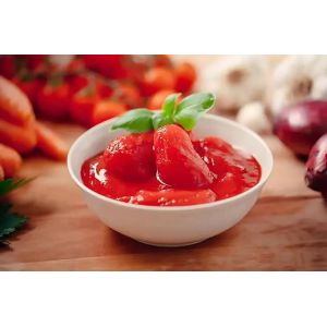 China Custom Whole Peeled Tomatoes Canned Healthy Food Tomato Paste Sauces on sale