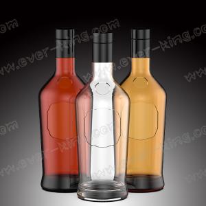 China 700ml Whisky Glass Bottle With Screw Cork Lid factory