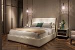 Modern Luxury Design High End Leather Or Fabric King Size Bed