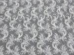 Elegant Cord Viscose Chantilly Lace / Embroidered Lace Fabric