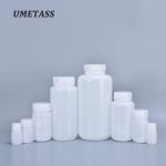 Customized Logo 250ml Wide-Mouth Plastic Clear Reagent Bottle Screw Cap for