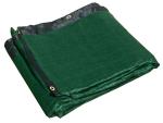 Brass Grommets Privacy Windscreen Fabric , 95% Blockage Privacy Black Fence