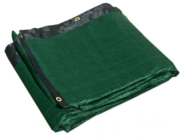 Brass Grommets Privacy Windscreen Fabric , 95% Blockage Privacy Black Fence