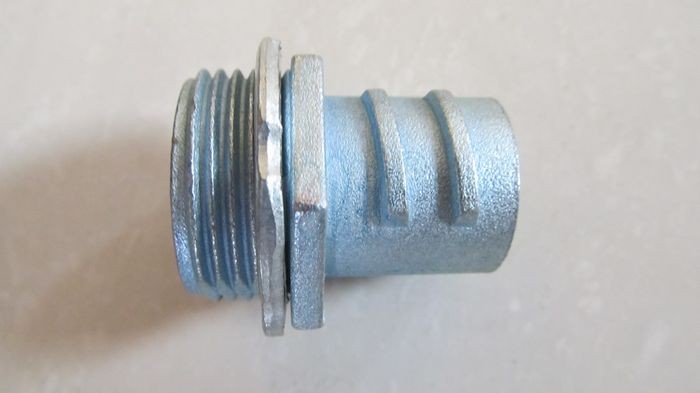 1/2" To 1" Flexible Conduit Fittings Aluminum / Zinc Die Cast Flex Conduit Screw