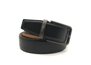 China Classic Black 1-3/8 Inch Mens Leather Dress Belt factory
