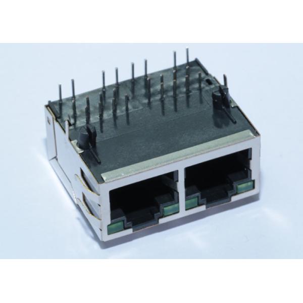 JG0-0024 Multi-Port Rj45 MagJack 10/100BaseT For LED Video Lighting LPJG21851AWN