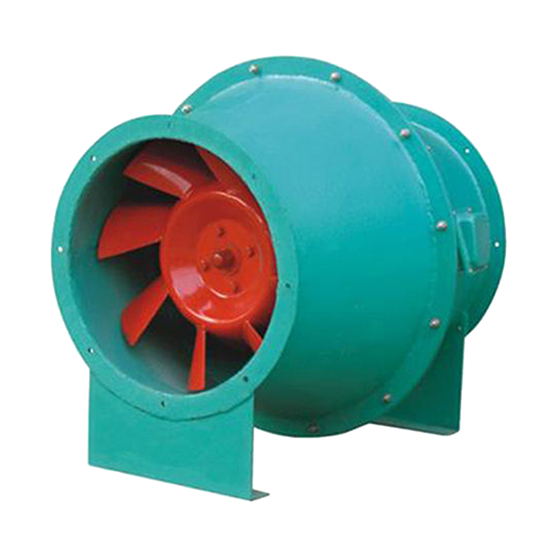 High Velocity Diagonal Flow Fire Smoke Exhaust Fan 280℃ Industrial