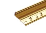 Anadized Gold Aluminium Carpet Trim Edge Connection Profile Multi Colors