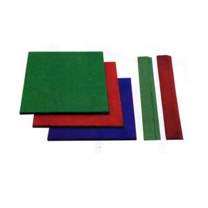 China Gym Interlocking Rubber Tiles Green Gym Rubber Sports Rubber Mat factory