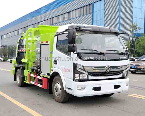 Dongfeng Capt Pure Electric 5-Square Kitchen Garbage Truck at Eco-Friendly Waste Handling Solutions