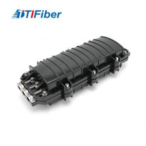 China OEM Aerial 12 24 48 96 Core Fiber Optic Splice Closure In Line Type factory