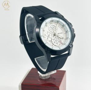 China Miler 1005 30M Life Waterproof Sports Chronograph Watches Men's Quartz Watch Silicone Strap Luxury Fashion Wristwatch factory