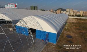China Industrial Warehouse Tent ABS Sidewall Thermo White Roof For Outdoor Building factory