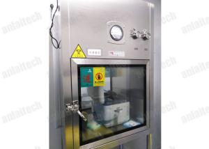 China GMP CE Static Pass Boxes 590mm Height Dynamic Transfer Window SUS304 factory